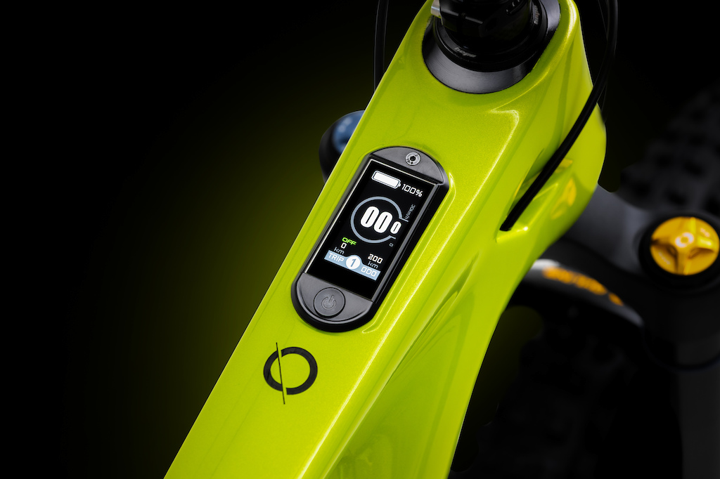 Integrated display on the Obscur Enyx top tube