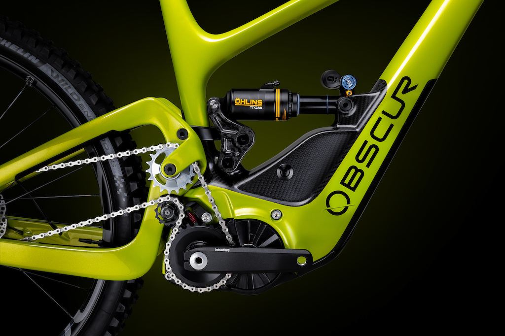 Intra Drive GD8 motor and chain drive on the Obscur Enyx